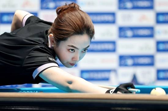 차유람은 애버리지 1.222를 앞세워 김명희를 세트스코어 3:0으로 물리쳤다. (사진=PBA)