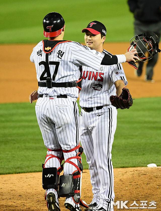 LG에서 활약할 당시의 고우석. 사진=김영구 기자