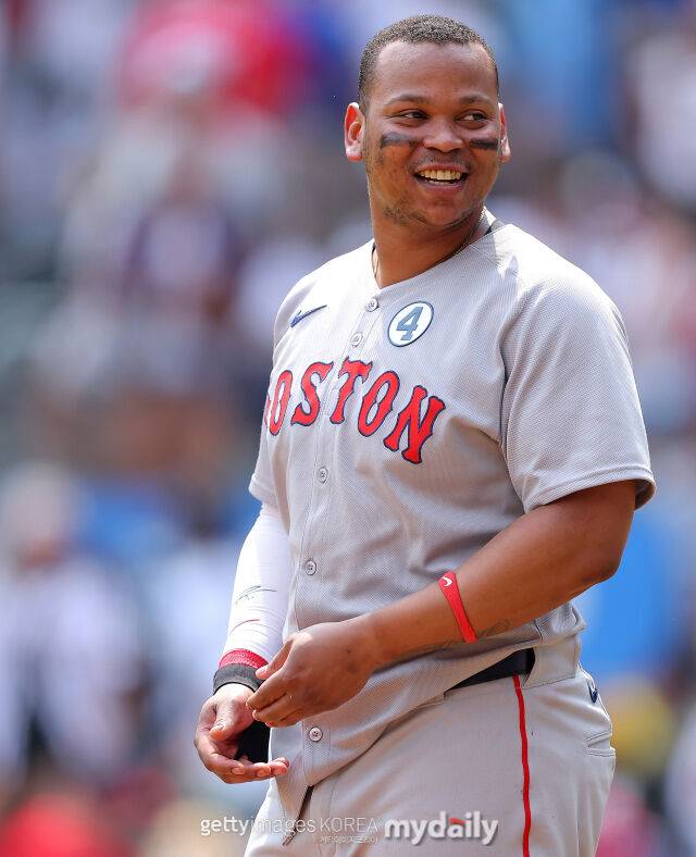 보스턴 레드삭스 시절의 라파엘 데버스./게티이미지코리아