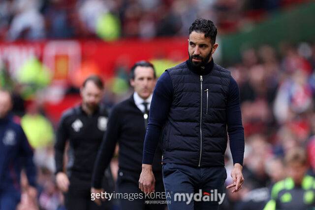 맨유 최악의 시즌을 보낸 루벤 아모림 감독. /게티이미지코리아