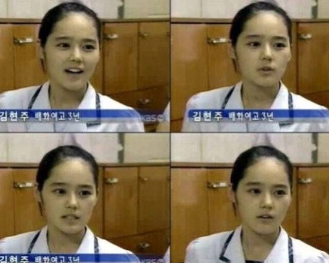 한가인이 학생 때 단정하게 하고 다녔다고 밝혀 눈길을 끌고 있다. / 온라인 커뮤니티