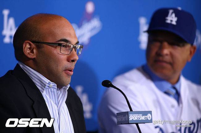 [사진] LA 다저스 단장 시절 데이브 로버츠 감독을 선임한 파르한 자이디 특별고문. ⓒGettyimages(무단전재 및 재배포 금지)