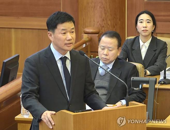 국회 대리인단 이금규 변호사 청구인 변론 [헌법재판소 제공. 재판매 및 DB 금지]