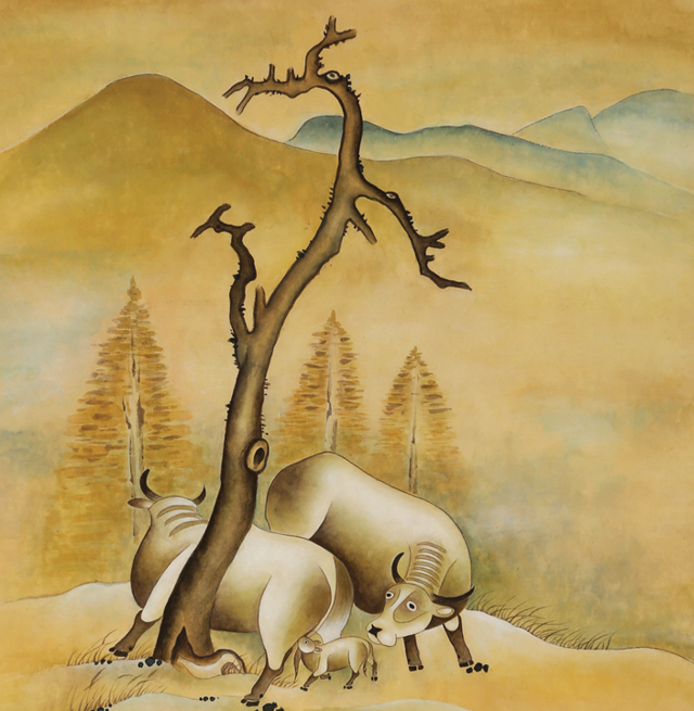 고지연 작가 '가족'/사진=민화동행회