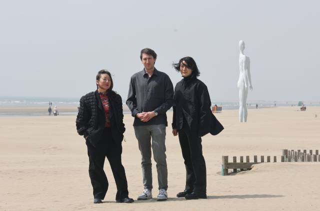 ‘2025바다미술제’ 김금화, 베르나 피나, 김사라 공동 전시감독. 이재찬 기자 chan@