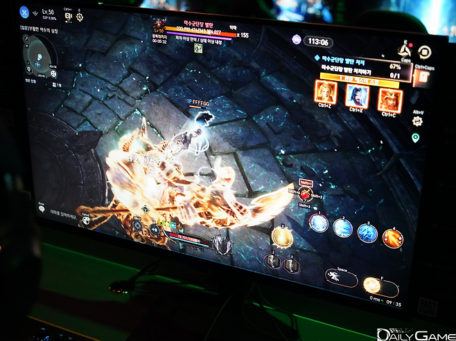 PC 플레이는 조작 방식을 이용자가 선택할 수 있었다.