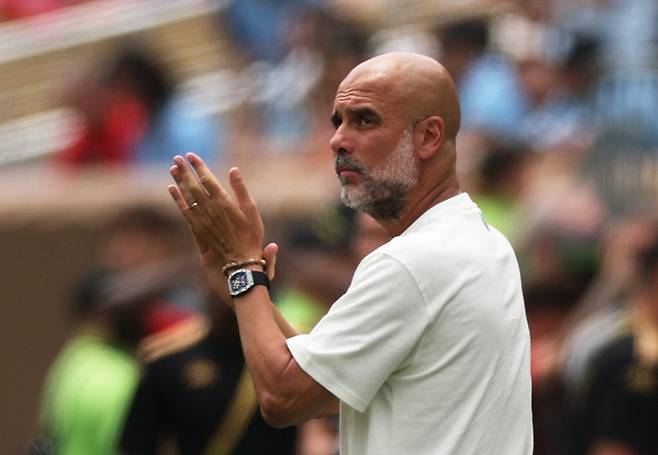 맨체스터 시티의 펩 과르디올라 감독