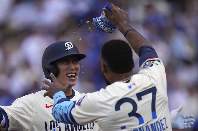 LA 다저스 김혜성. AP연합뉴스