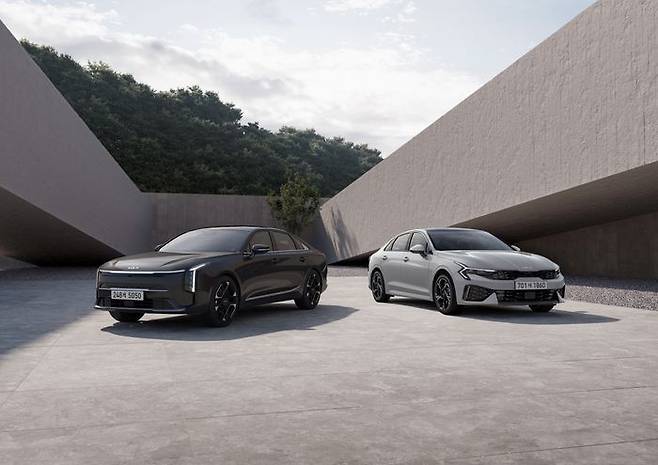 The 2026 K5·The 2026 K8 외장. ⓒ기아