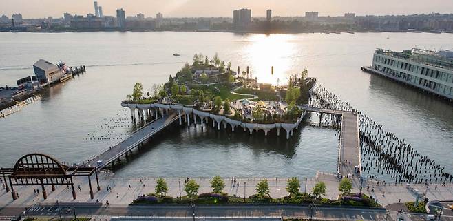 토머스 헤더윅이 설계한 리틀아일랜드 [사진 = 헤더윅 스튜디오]