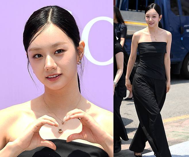 혜리가 절제된 시크로 성수동을 물들였다. 사진=천정환 기자