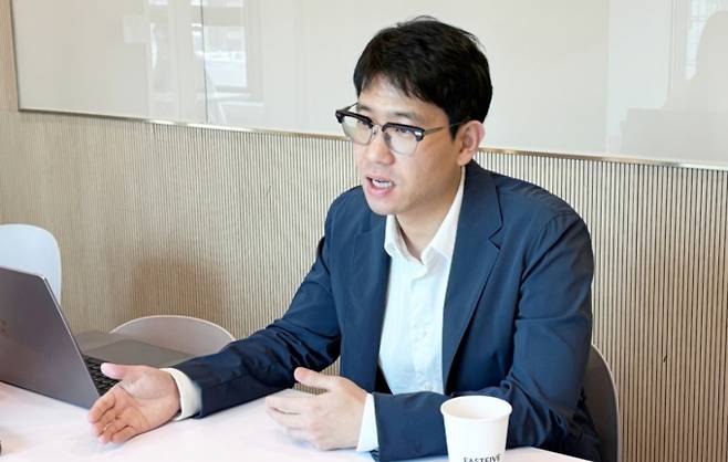 김경훈 카카오 AI 세이프티 리더가 지난 13일 머니투데이와 만났다. /사진제공=카카오