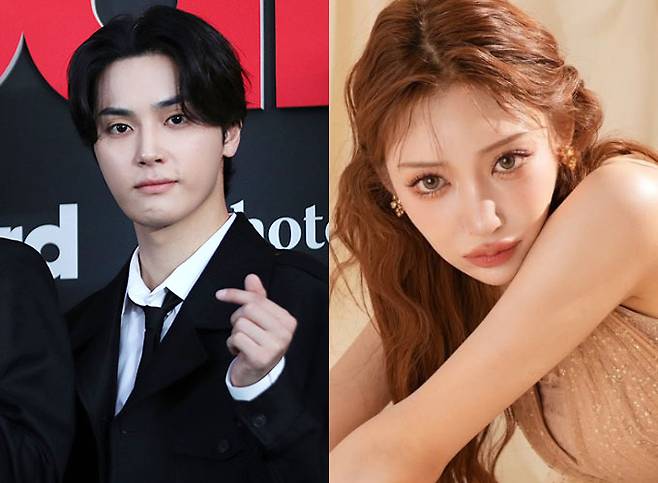 그룹 더보이즈 멤버들이 일본 AV(성인비디오) 배우 출신 인플루언서 아스카 키라라(사진 오른쪽)과의 사적인 만남으로 그룹에서 퇴출된 주학년을 대신해 팬들에게 사과했다. /사진=뉴시스, 아스카 키라라 인스타그램