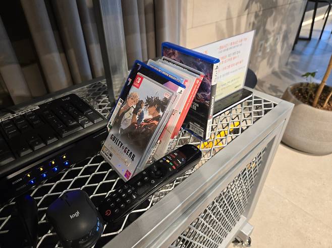 넥다 플러스에 비치된 게임들. 타사 게임이 더 많다./사진=이찬종 기자