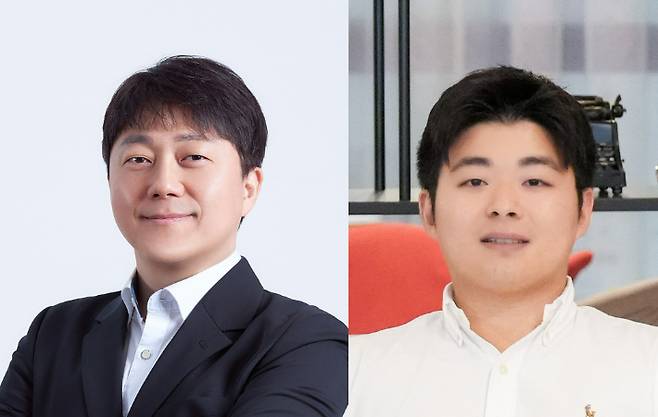 사진 왼쪽부터 임정호 교수, 제1저자 정시훈 연구원. UNIST 제공