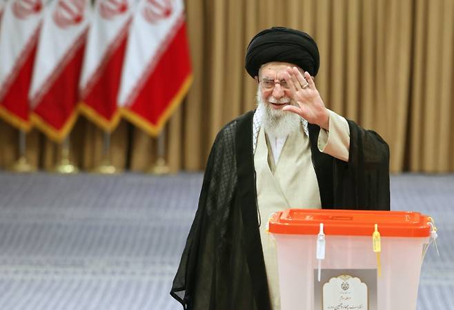 아야톨라 세예드 알리 하메네이 이란 최고지도자. 연합뉴스