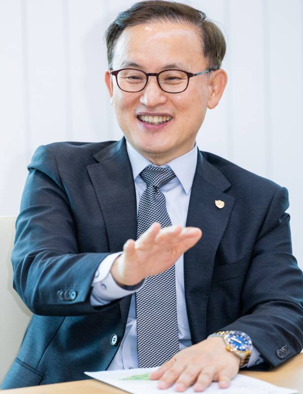 ▲권진회 경상국립대학교 총장. ⓒ프레시안(김동수)