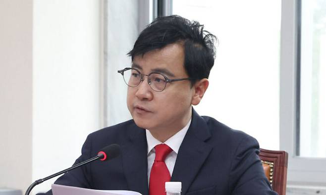 국민의힘 호준석 대변인. 뉴스1&nbsp;