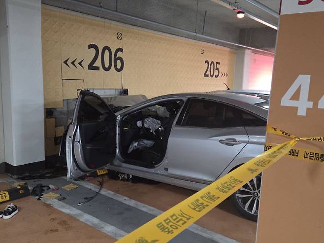 이날 사고 현장 모습. 사진=소방본부 제공.