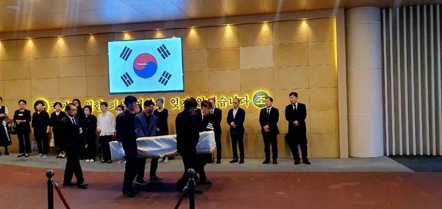 故 정대식 전 서울신문•스포츠서울 본부장의 발인식이 이달 20일 서울 중앙보훈병원 장례식장에서 거행됐다.