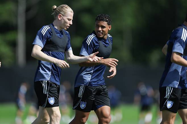 아트리움 헬스 퍼포먼스 파크(샬럿, 미국)/ 2025 피파 클럽월드컵/ 울산HDFC/ 훈련/ 울산 에릭/ 사진 김정수