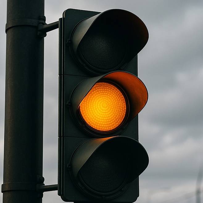 생성형 AI로 만든 신호등 이미지