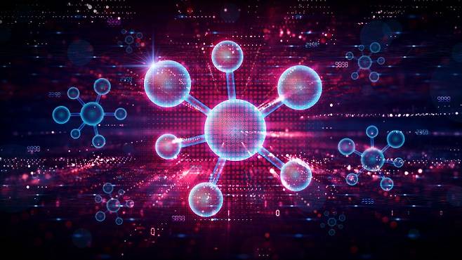 컴퓨터 알고리즘을 활용한 인공 효소가 설계됐다.&nbsp;화합물의 구성을 나타낸 이미지. 게티이미지뱅크 제공