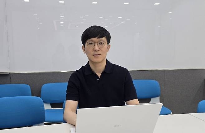 조승우 세라트젠 대표이사가 5월 13일 연세대 신촌 캠퍼스 세라트젠 사무실에서 동아사이언스와 인터뷰를 하고 있다. 문세영 기자.