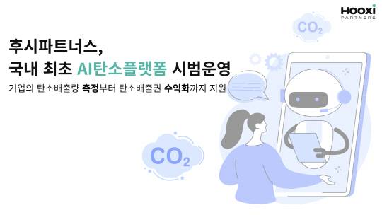 AI탄소플랫폼 시범운영 참고 이미지(후시파트너스 제공)