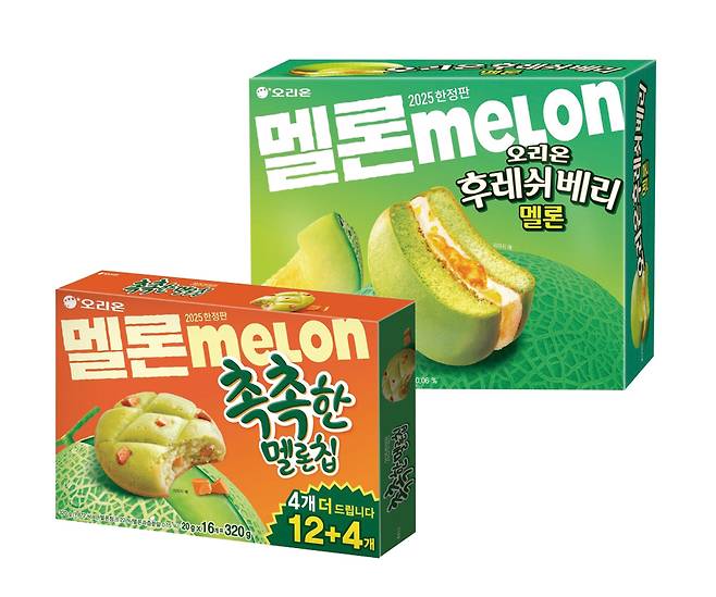 멜론 열풍을 이끌고 있는 농심의 ‘메론킥’. 메론킥은 스테디셀러 ‘바나나킥’의 뒤를 이어 출시됐다. / 사진 농심