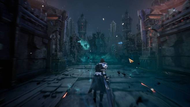 군단장을 향해 달려가는중