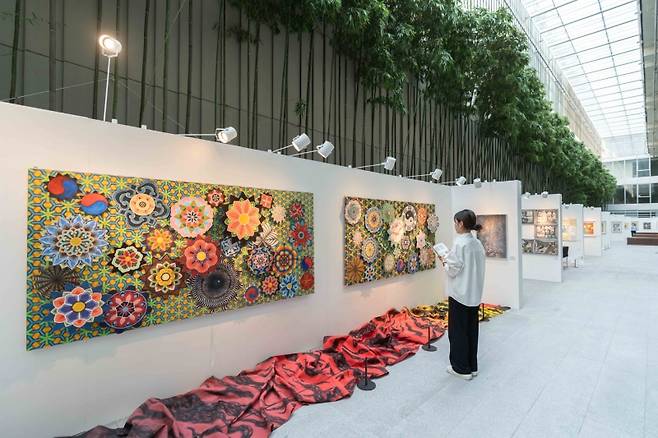 ▲ 전시장 대나무 정원의 전경 [ACC]&nbsp;