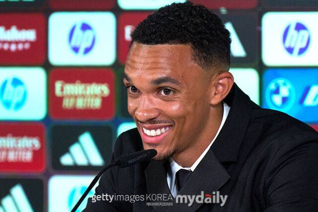 레알 마드리드 CF 훈련 소감을 밝힌 트렌트 알렉산더아놀드. /게티이미지코리아