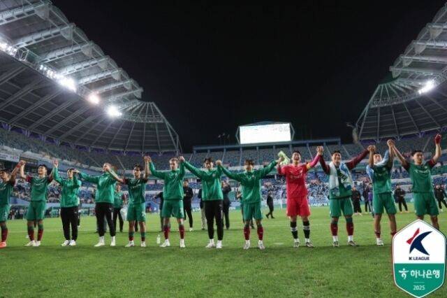 대전하나시티즌 선수단 / 한국프로축구연맹 제공