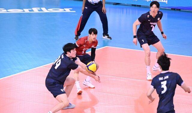 베트남전에서 리시브를 하는 김지한./AVC