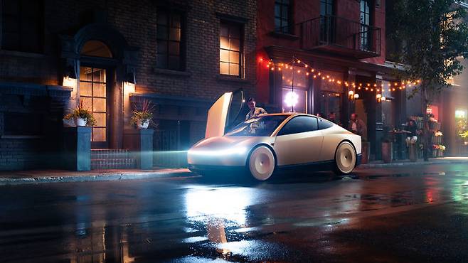 [서울=뉴시스] 19일(현지 시간) 파이낸셜타임스에 따르면 테슬라의 자율주행 택시인 '사이버캡'이 이번 주말 미국 텍사스주 오스틴에서 약 10대 차량 규모로 처음 주행을 시작한다. 사진은 테슬라가 출시를 준비 중인 완전 무인 로보택시용 차량인 '사이버캡' 모습. (사진=테슬라 제공) 2025.06.20. *재판매 및 DB 금지