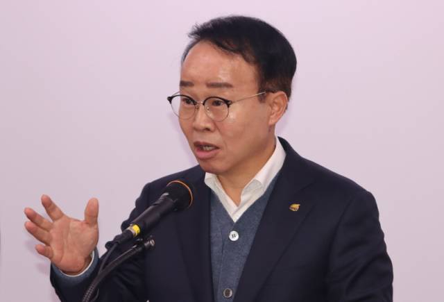 ▲박성호 부산진해경제자유구청장. ⓒ프레시안(조민규)