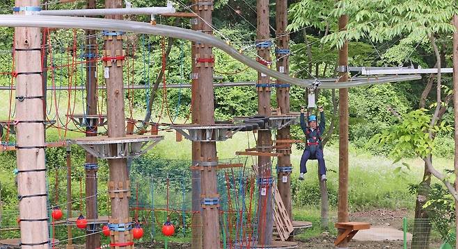 6월 말 준공 앞둔 임실 성수산 자연휴양림 산림레포츠시설 ⓒ임실군