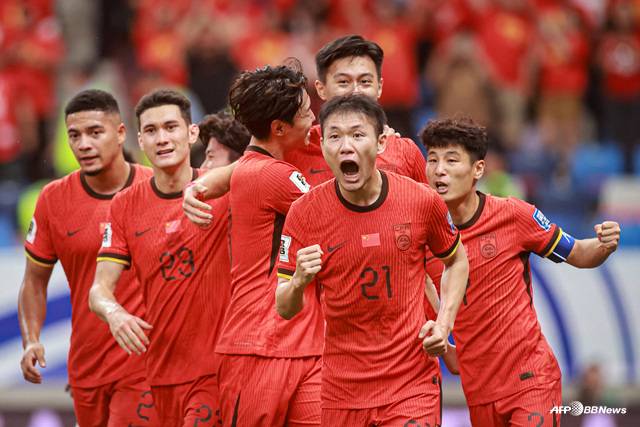 중국 축구대표팀. /AFPBBNews=뉴스1