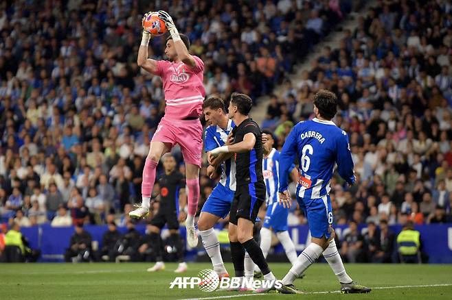 RCD 에스파뇰 시절 주안 가르시아(왼쪽). /AFPBBNews=뉴스1