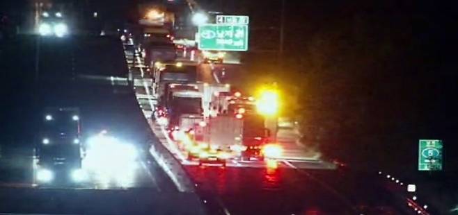 중부내륙고속도로 사고 [독자 제공. 재판매 및 DB 금지]