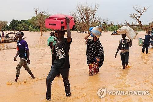 2024년 8월 니제르 수도 니아메에 발생한 홍수  [EPA 연합뉴스 자료사진]