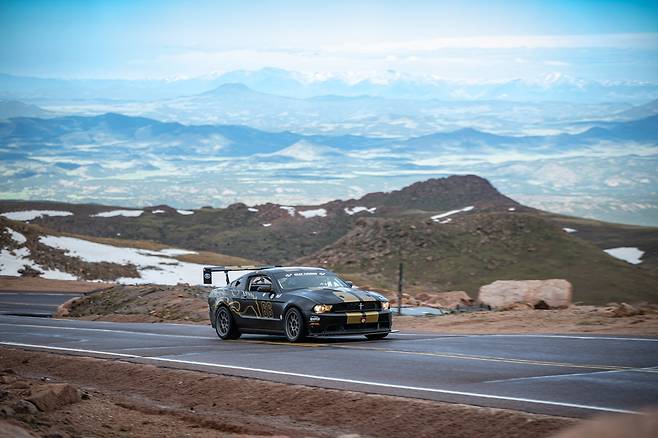 콜로라도 파이크스 힐 클라임 경기 장면 [금호타이어 제공. 재판매 및 DB 금지]