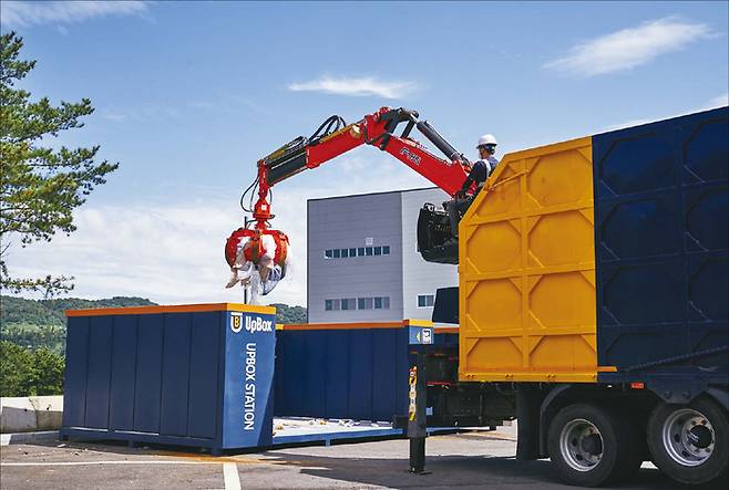 폐기물 처리 전문 스타트업 ‘리코’는 ‘업박스’ 서비스로 940억원의 투자 유치(누적 기준)를 했다. (리코 제공)