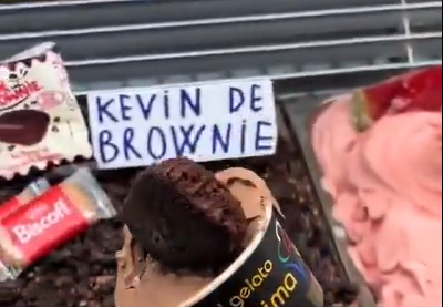 케빈 더 브라위너의 이름을 딴 젤라토. /SNS