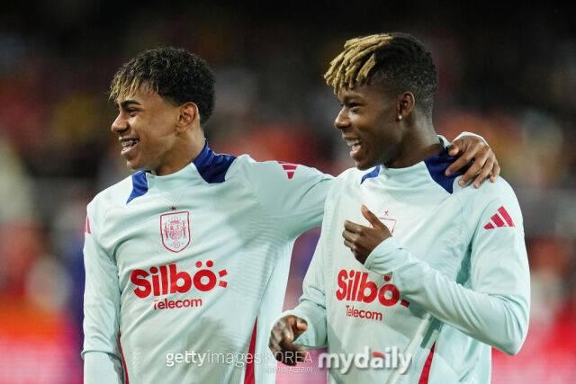 라민 야말과 니코 윌리암스/게티이미지코리아