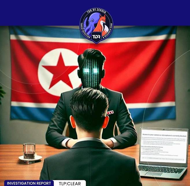 [서울=뉴시스]암호화폐 보안기업 세코이아가 펴낸 북한 라자루스 해킹 그룹의 신종 해킹 수법 보고서 표지. 라자루스가 지난달 대만 암호화폐 거래소 비트로프에서 158억 원을 탈취했다.  (출처=세코이아, RFA에서 재인용) 2025.6.21.  *재판매 및 DB 금지