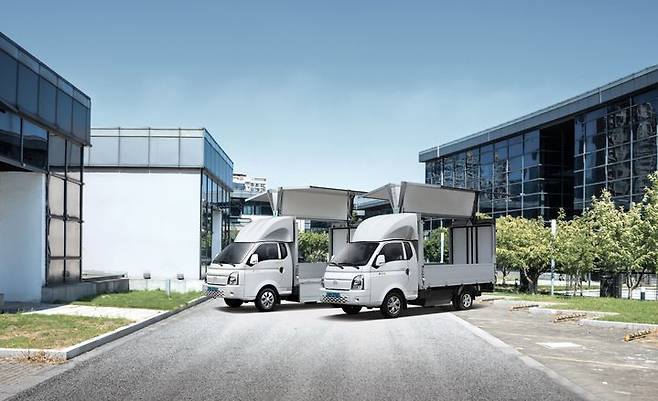 [서울=뉴시스] 2025 포터 Ⅱ 일렉트릭 윙바디 모델 (사진=현대자동차 제공) photo@newsis.com *재판매 및 DB 금지