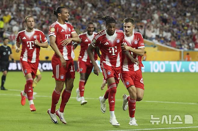 [마이애미가든스=AP/뉴시스] 독일프로축구 분데스리가 바이에른 뮌헨. 2025.06.20.