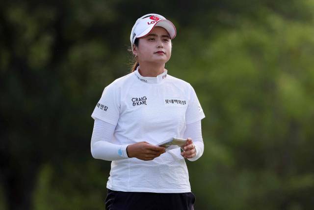 2라운드에서 2타를 줄인 최혜진. 사진 제공=AFP연합뉴스